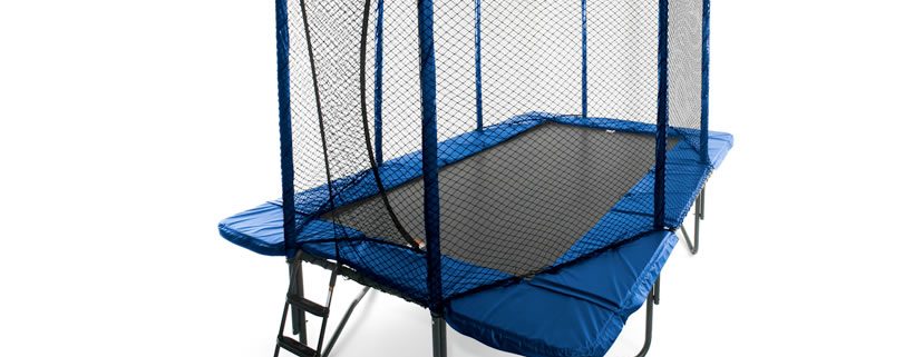 A 10x17 JumpSport Rectangular trampoline