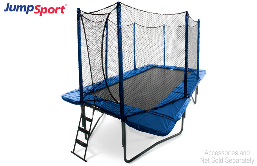 A 10x17 JumpSport Rectangular trampoline