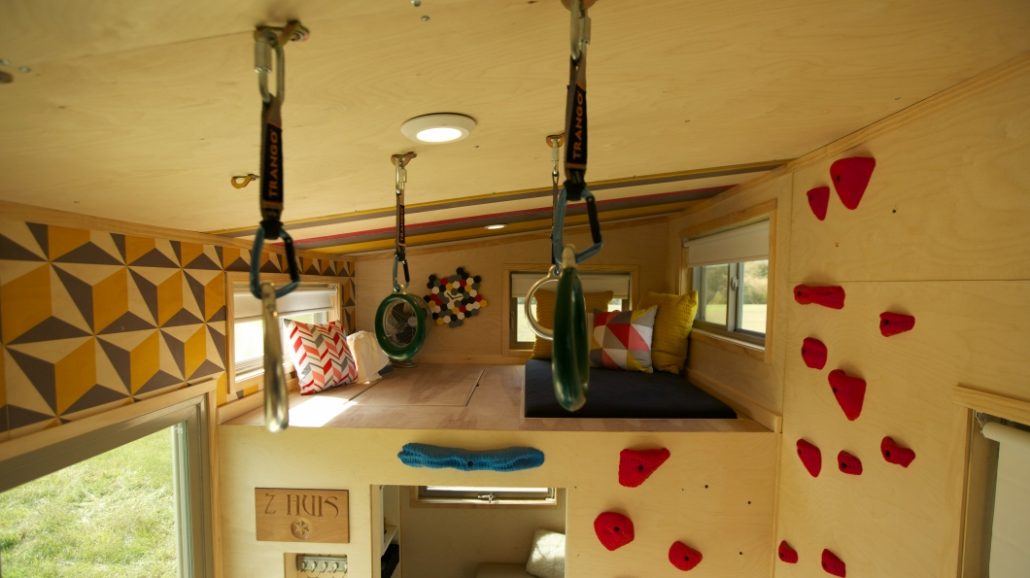 (Picture Credit: www.fyi.tv/shows/tiny-house-nation The Climber Tiny House)