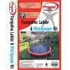 A graphic of a combination trampoline ladder and mist-sprayer kit
